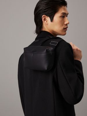 sac en bandoulière black pour hommes calvin klein