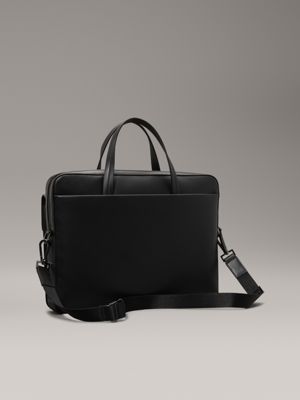 ck black laptop bag for men calvin klein