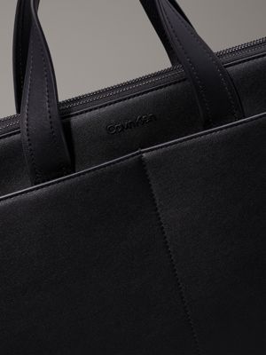 ck black slim laptop bag for men calvin klein