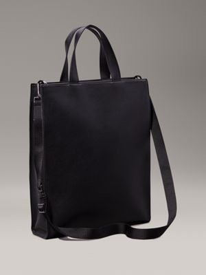 ck black large tote bag for men calvin klein