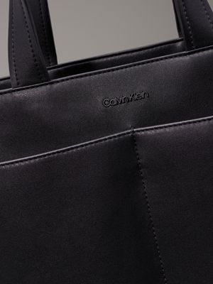 ck black large tote bag for men calvin klein