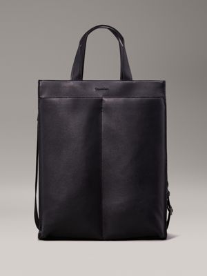 black large tote bag for men calvin klein