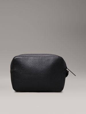 ck black pebble makeup case for men calvin klein