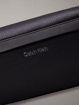 ck black pebble bum bag for men calvin klein