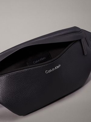 ck black pebble bum bag for men calvin klein