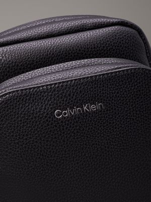 ck black pebble reporter bag for men calvin klein