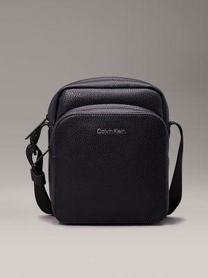 black reporter bag for men calvin klein