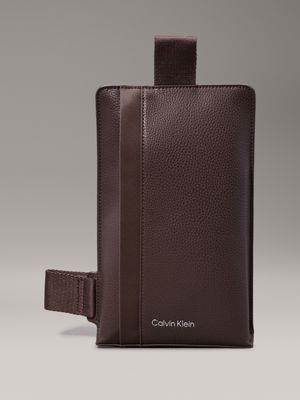 black crossbody sling bag for men calvin klein