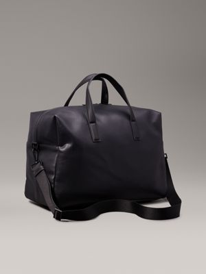 ck black pebble weekend bag for men calvin klein