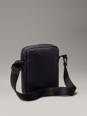 ck black pebble reporter bag for men calvin klein