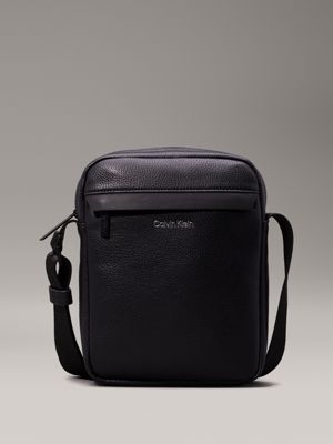 black reporter bag for men calvin klein