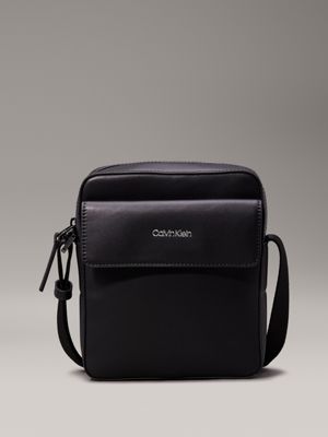 black reporter bag for men calvin klein