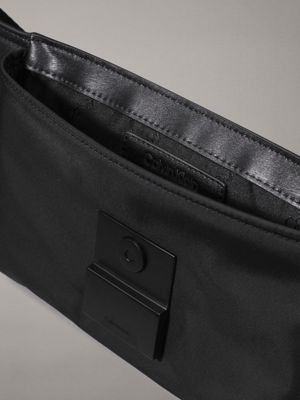 ck black nylon/pu bum bag for men calvin klein