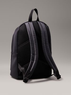 ck black pebble round backpack for men calvin klein