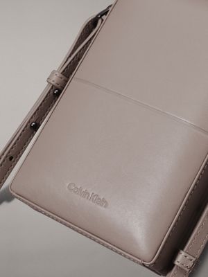 brindle leather leather crossbody bag for men calvin klein