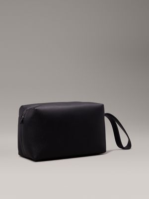 ck black palmellato wash bag for men calvin klein