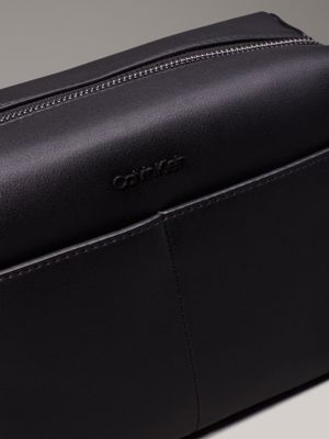 ck black palmellato wash bag for men calvin klein