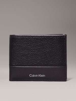 Cartera de piel con compartimento para billetes y monedero y RFID Calvin Klein K50K512269BEH