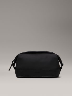 black wash bag for men calvin klein