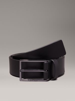 black leather belt for men calvin klein