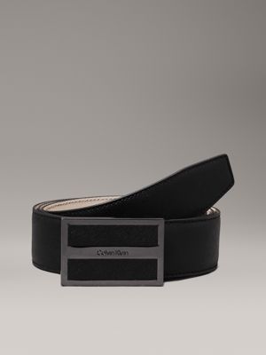 black leather belt for men calvin klein