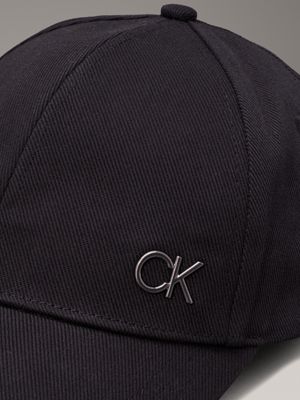 ck black twill cap for men calvin klein