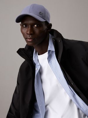 grisaille twill cap for men calvin klein