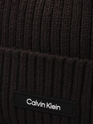 java knit beanie for men calvin klein