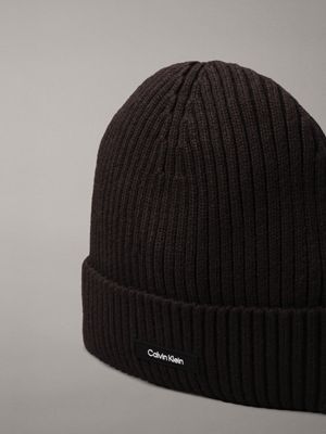 java knit beanie for men calvin klein