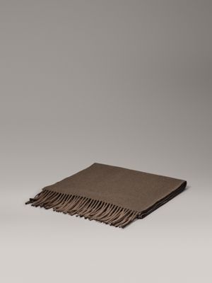 brindle wool scarf for men calvin klein