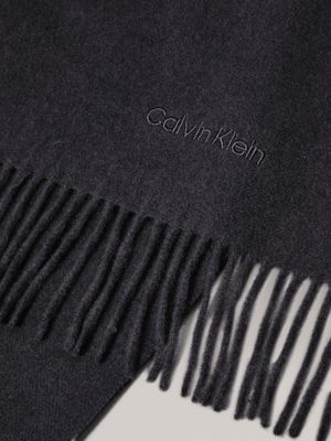 iron gate wool scarf for men calvin klein