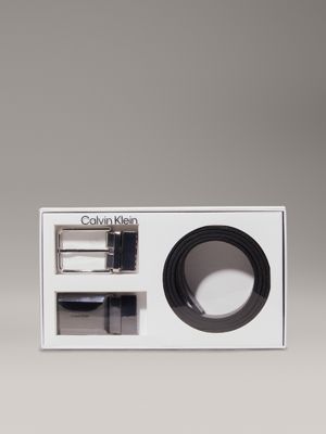 2 Buckle Leather Belt Gift Set Calvin Klein K50K512392BEH