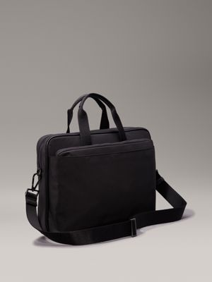 ck black laptop bag for men calvin klein