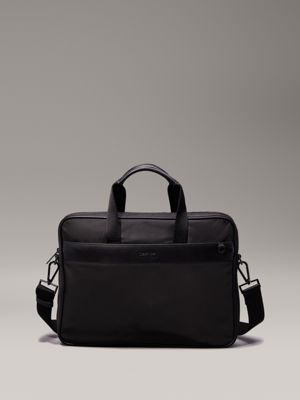 black laptop bag for men calvin klein