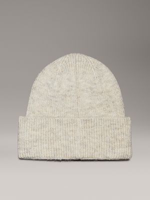 pelican knit beanie for men calvin klein jeans