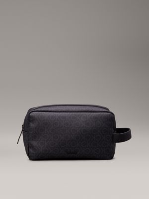 black logo washbag for men calvin klein