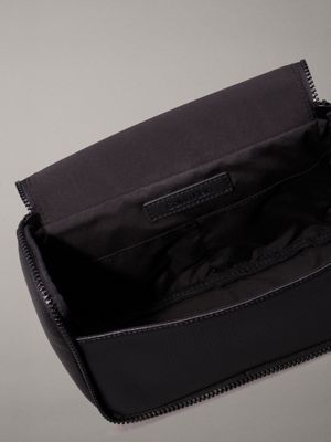 ck black pebble wash bag for men calvin klein