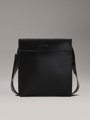 Flat leather bag on sale