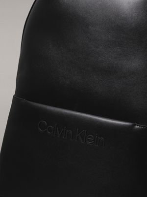 ck black round backpack for men calvin klein