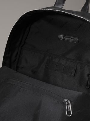 ck black round backpack for men calvin klein