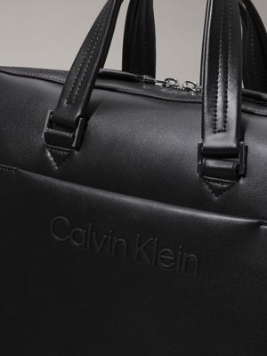 ck black laptop bag for men calvin klein