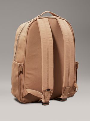 savannah tan round backpack for men calvin klein jeans