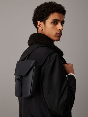 black reporter bag for men calvin klein jeans