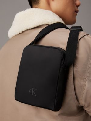 black reporter bag for men calvin klein jeans