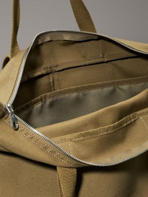 gothic olive canvas tote bag for men calvin klein jeans