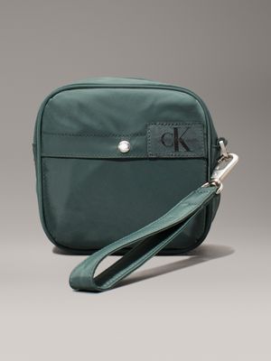 green palm packable 2-in-1 crossbody sling bag for men calvin klein jeans