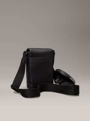 black crossbody phone bag with airpod case for adults gender inclusive calvin klein jeans