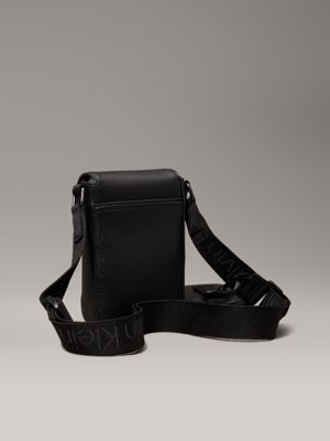 black crossbody phone bag with airpod case for adults gender inclusive calvin klein jeans