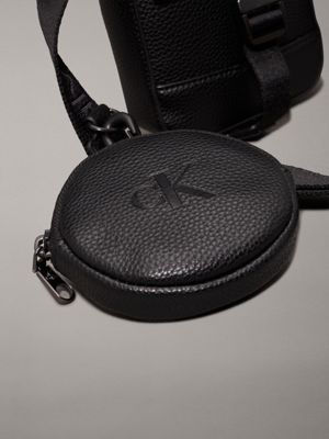 black crossbody phone bag with airpod case for adults gender inclusive calvin klein jeans