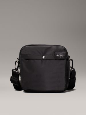 black packable 2-in-1 duffle bag for men calvin klein jeans